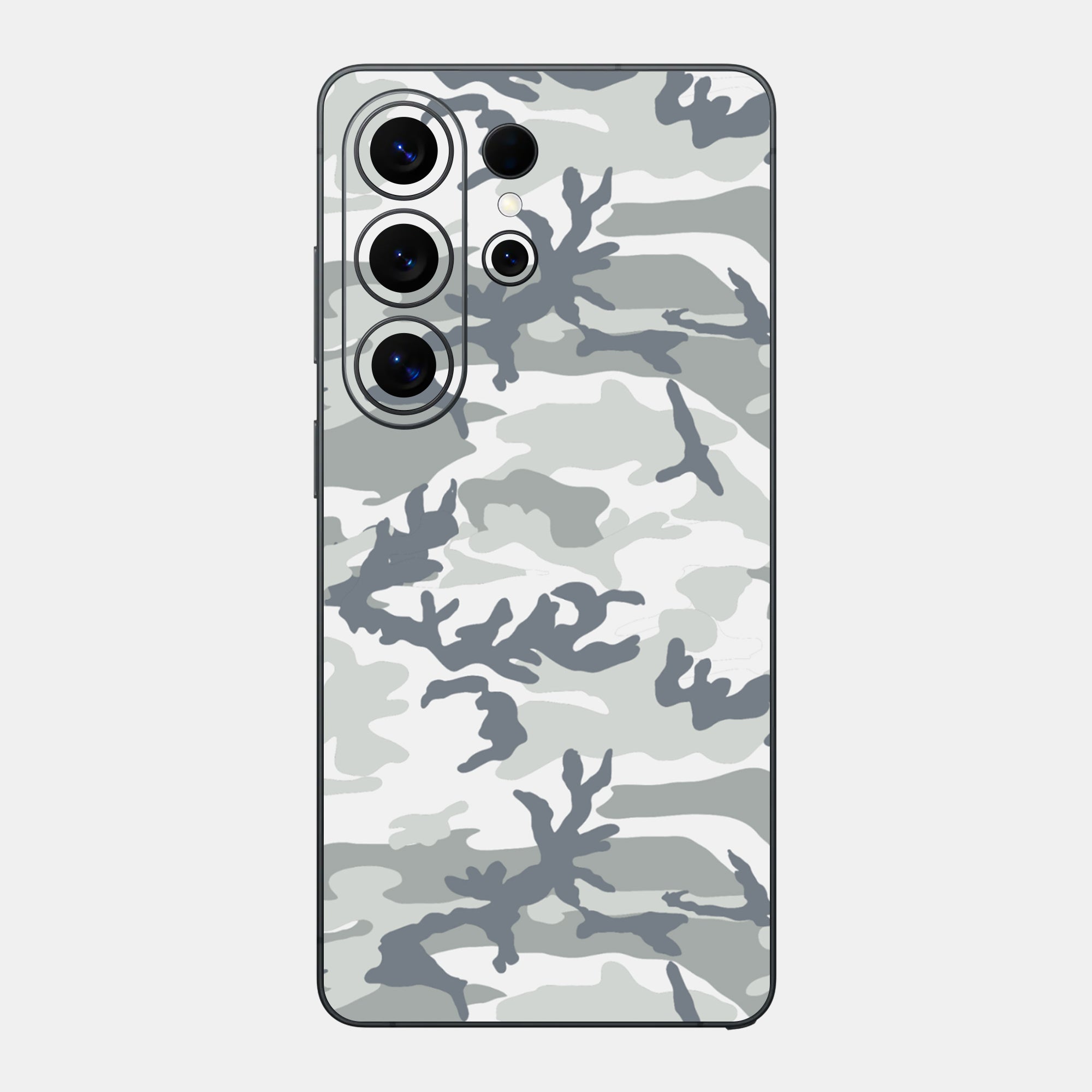 Snow Camo Glass Back