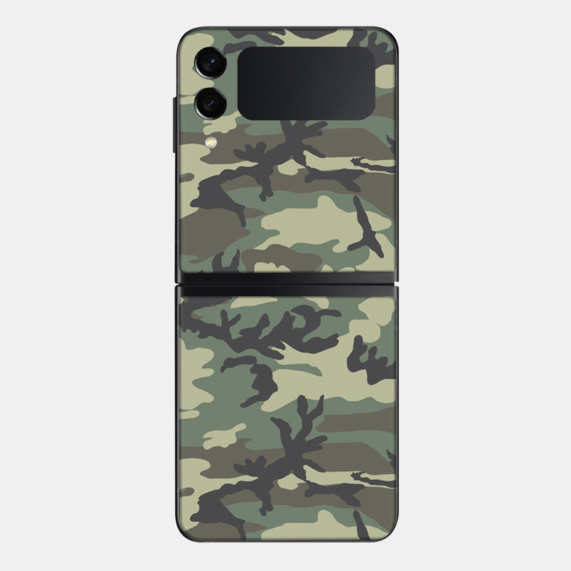 Forest Camo Glass Back
