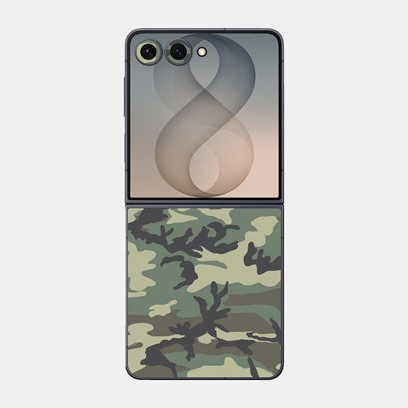 Forest Camo Glass Back