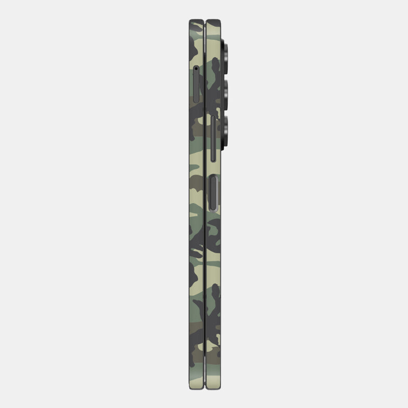 Forest Camo Glass Back