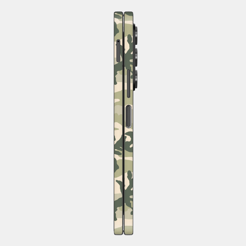 Military Camo Glass Back