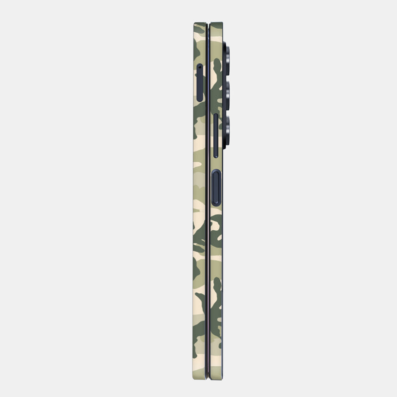 Military Camo Glass Back
