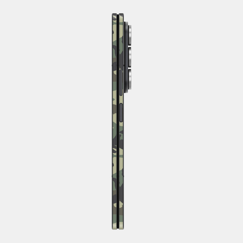 Forest Camo Glass Back