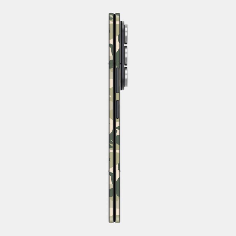 Military Camo Glass Back