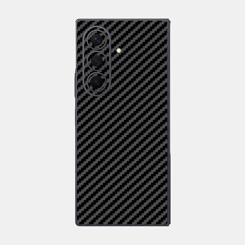 Carbon Fibre Black Glass Back
