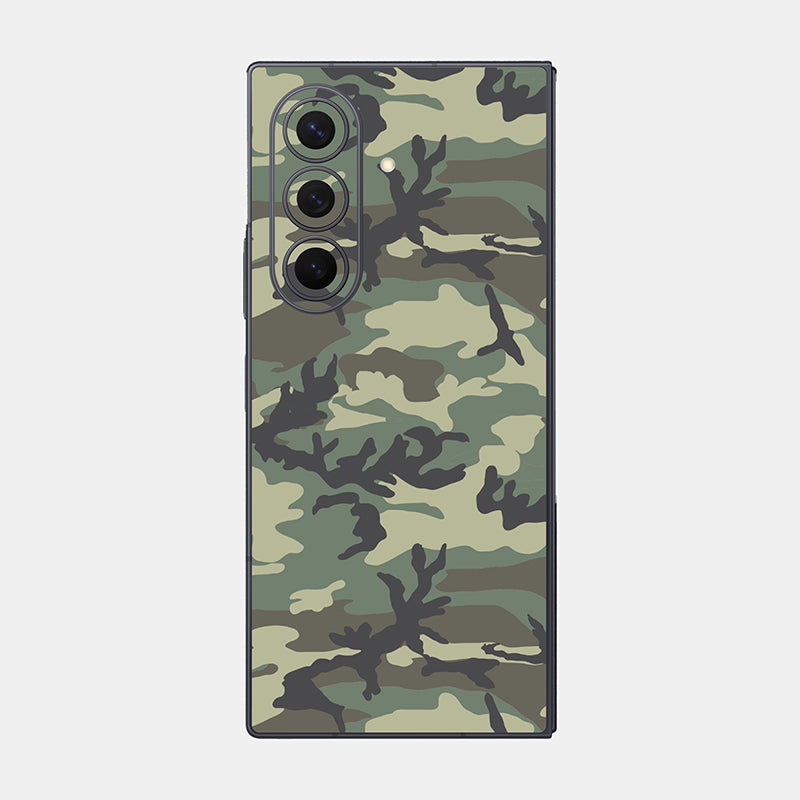 Forest Camo Glass Back