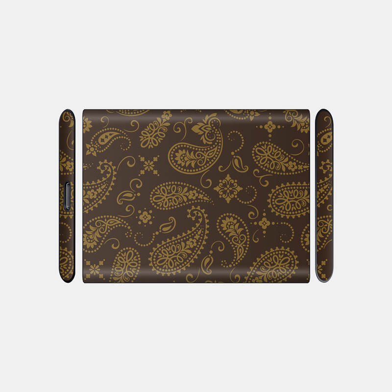 Full Body Brown Paisley