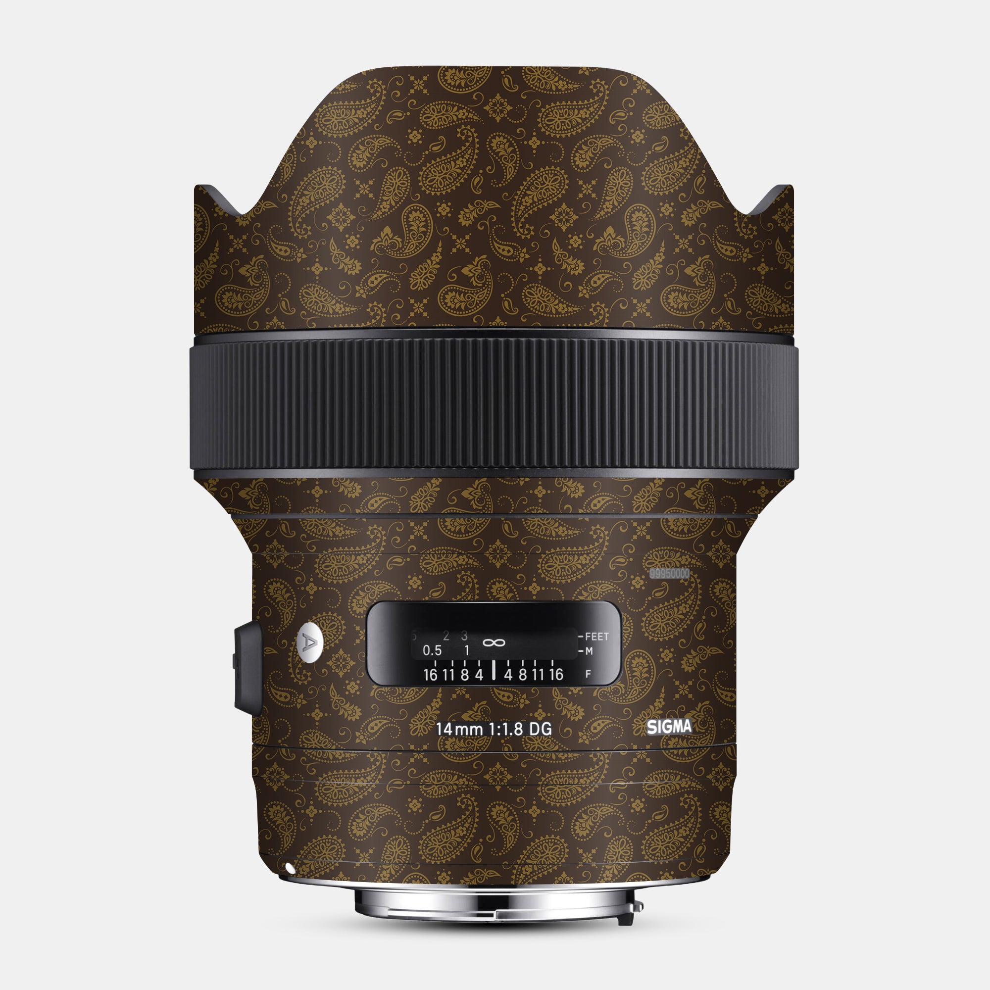 Brown Paisley Full Body
