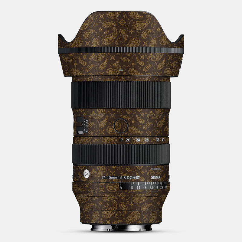 Brown Paisley Full Body