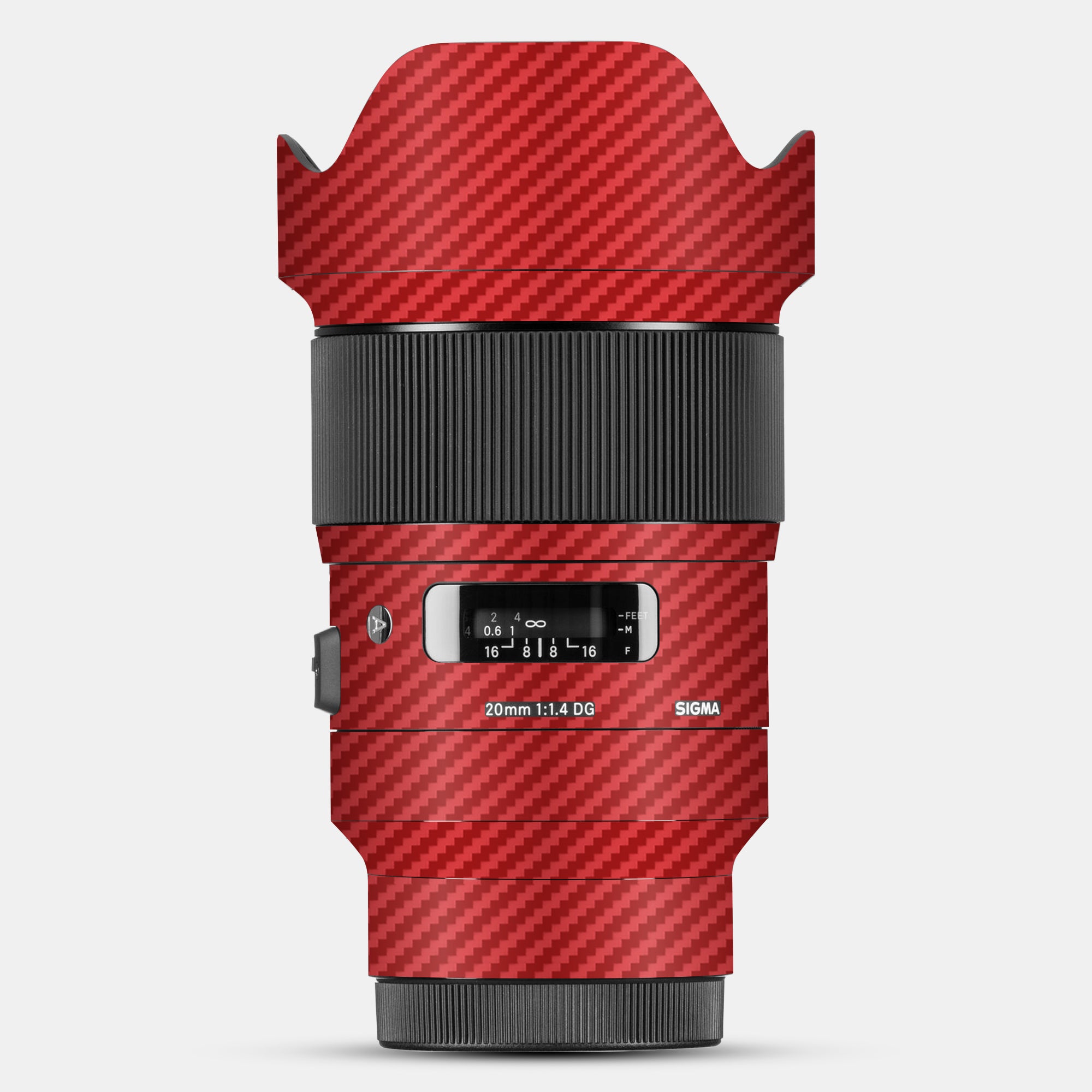 Carbon Fibre Red Full Body