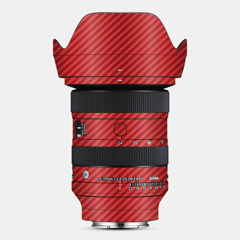 Carbon Fibre Red Full Body