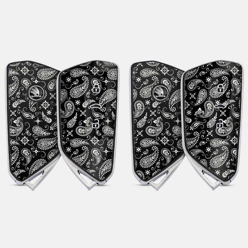 Black Paisley Key-1 + Key-2