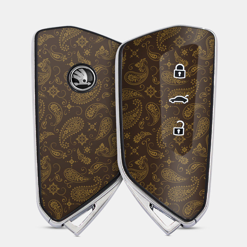 Brown Paisley Key-1
