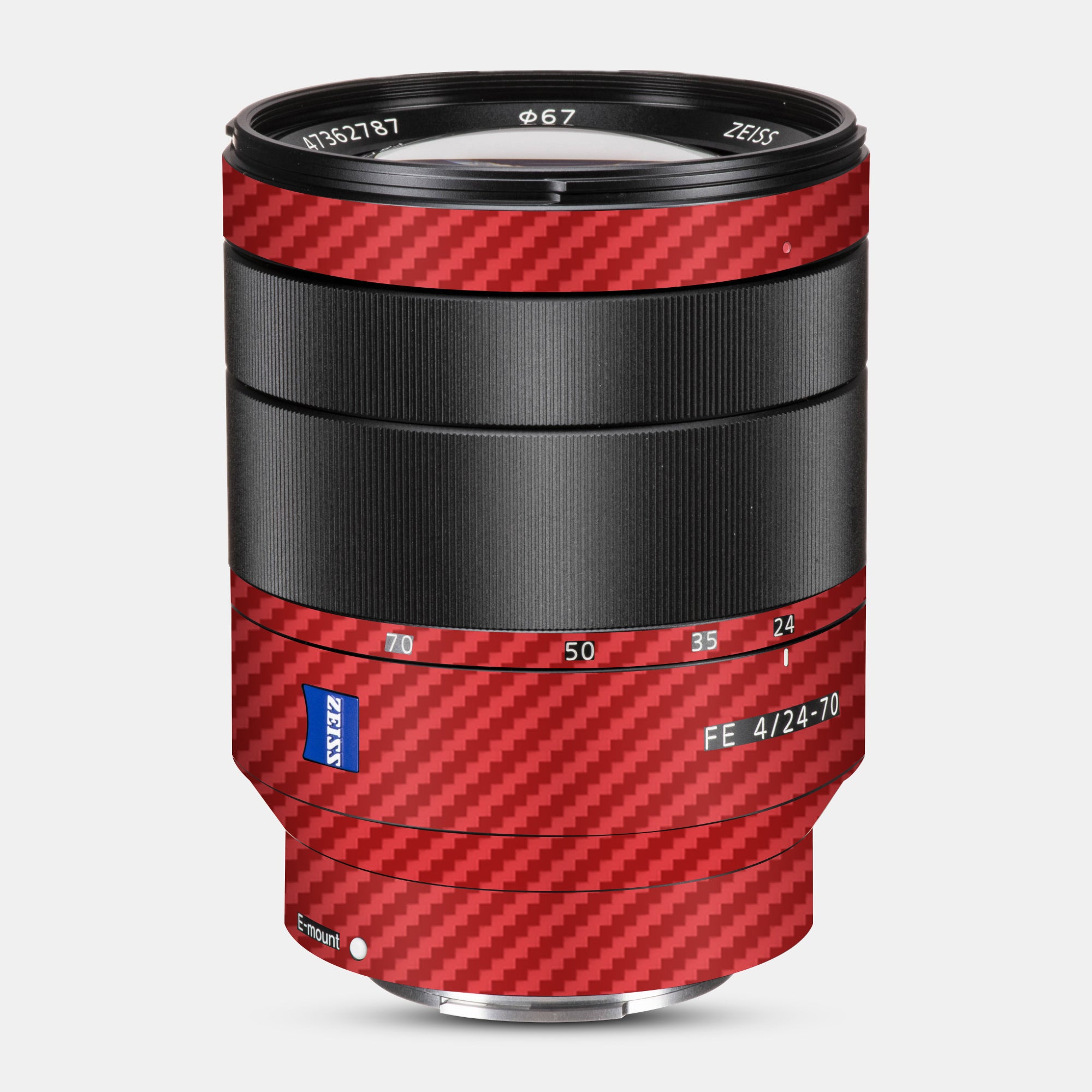 Carbon Fibre Red Full Body
