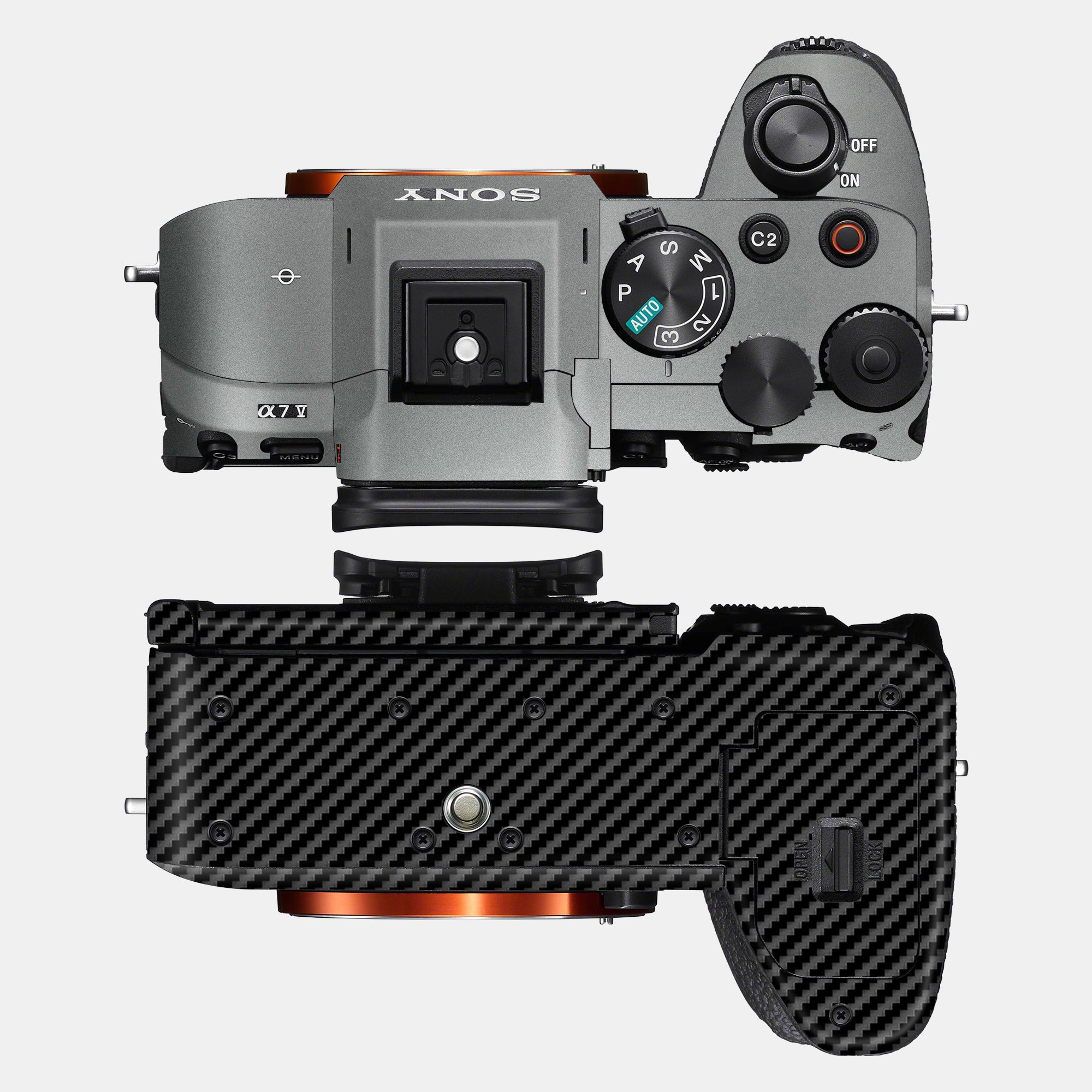 Retro Carbon Fibre Black Full Body
