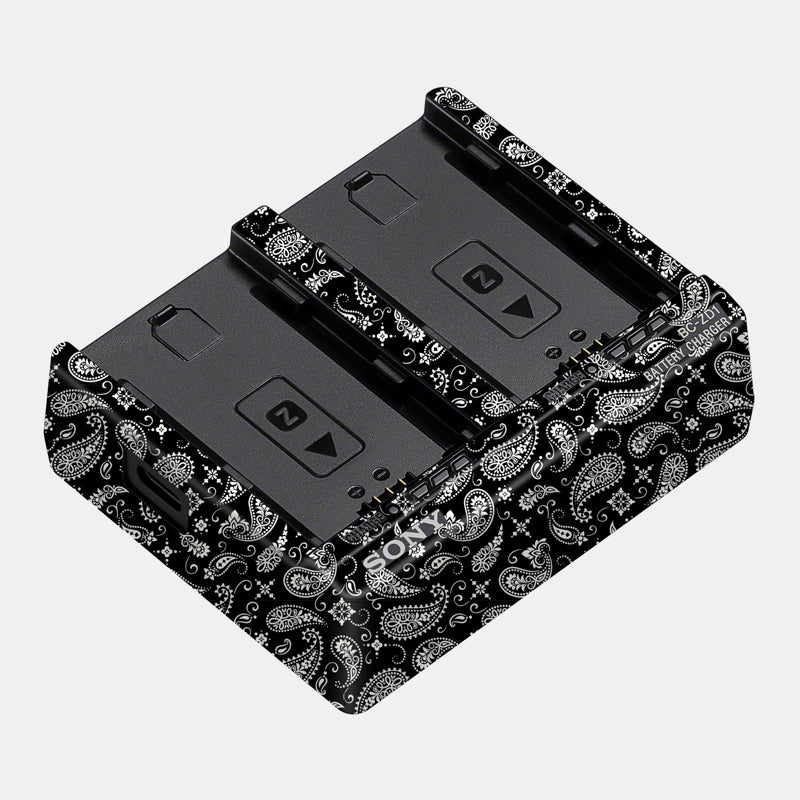 Black Paisley Full Body