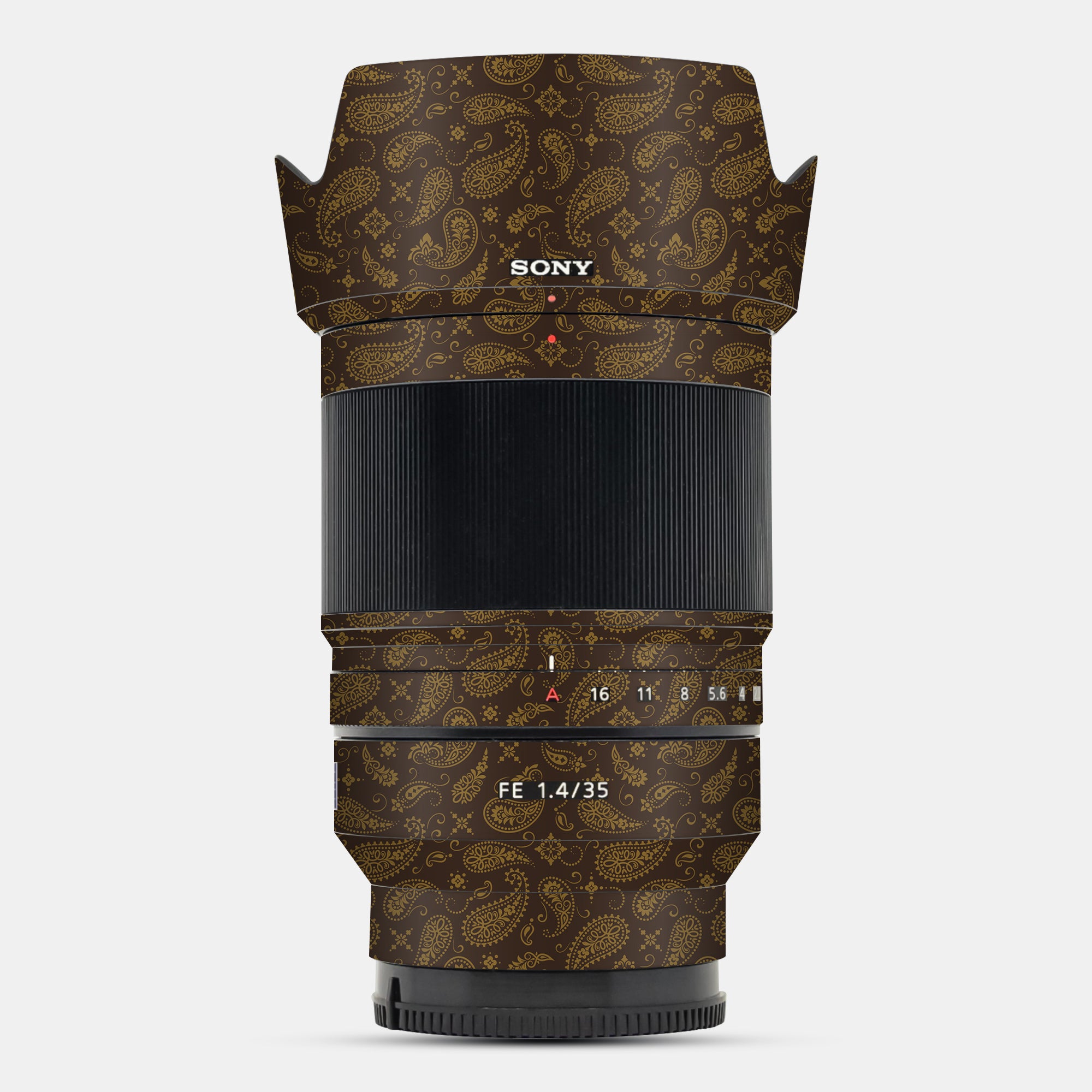 Brown Paisley Full Body