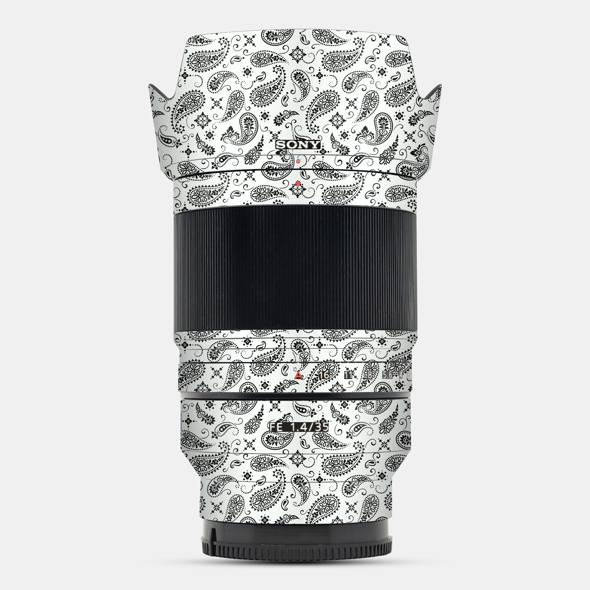 White Paisley Full Body