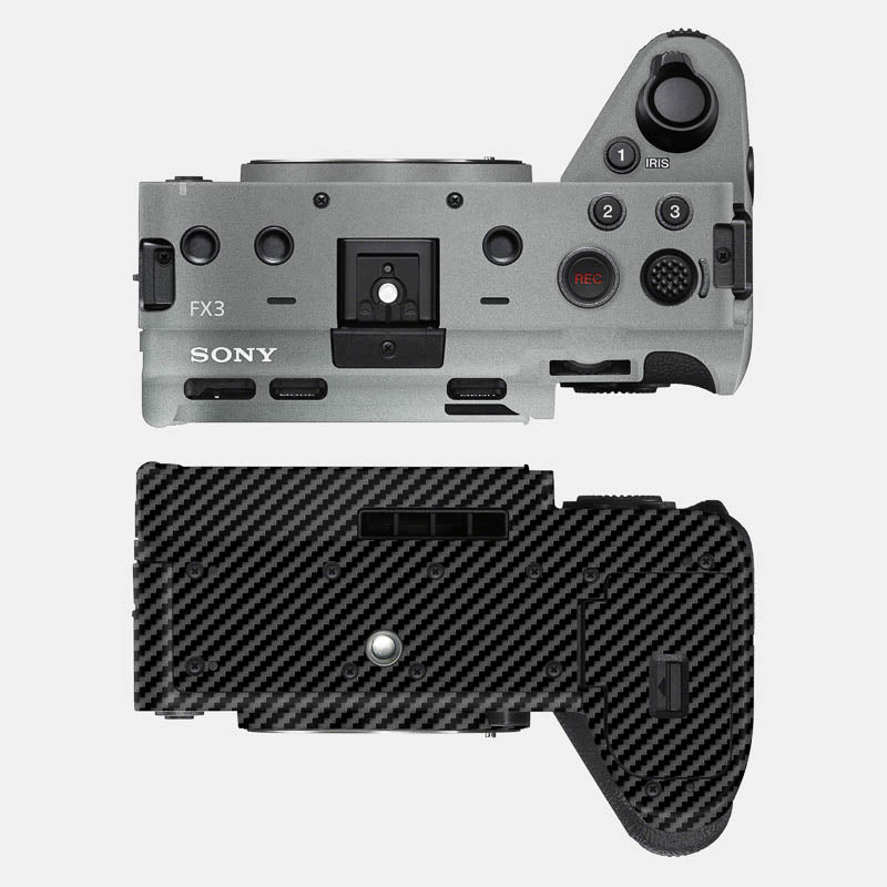 Retro Carbon Fibre Black Full Body