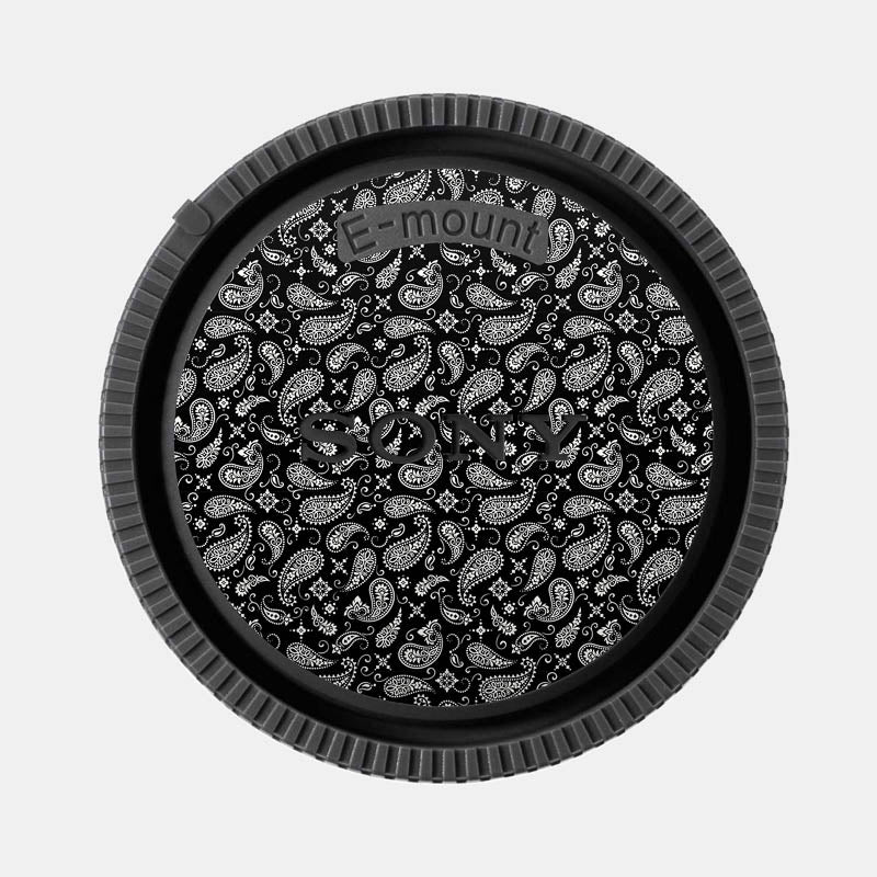 Black Paisley Full Body