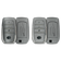 Satin Metiorite Silver Key-1 + Key-2