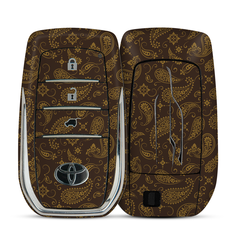 Brown Paisley Key-1