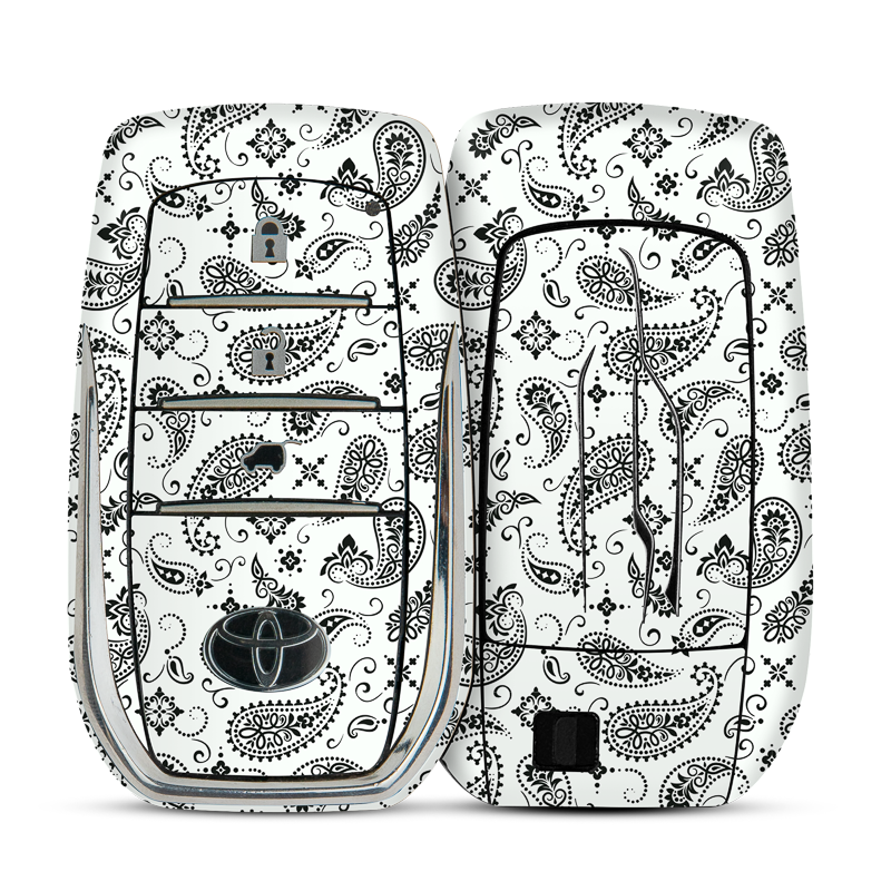 White Paisley Key-1