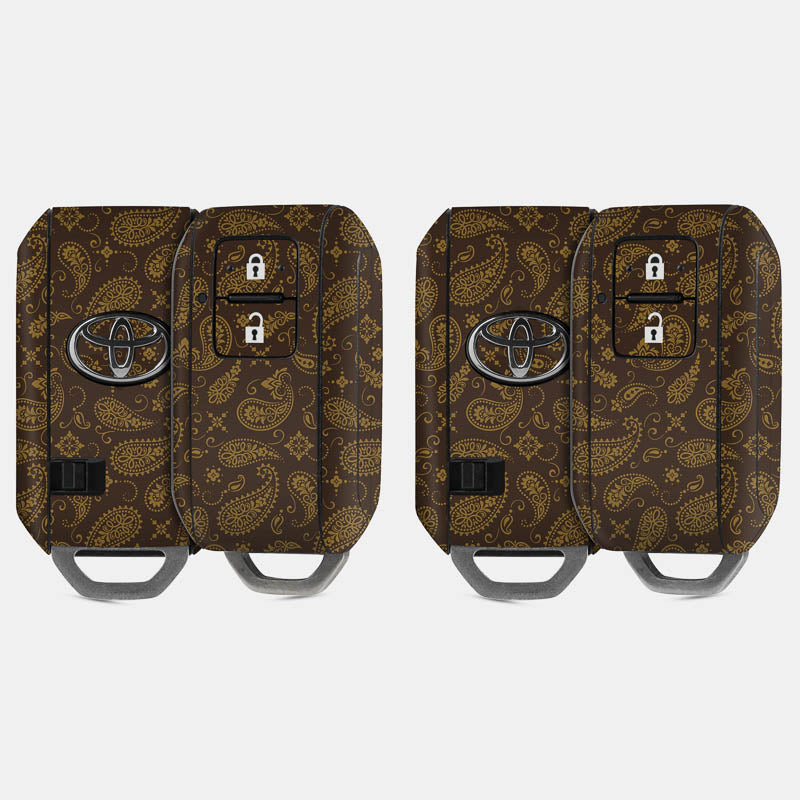 Brown Paisley Key-1 + Key-2