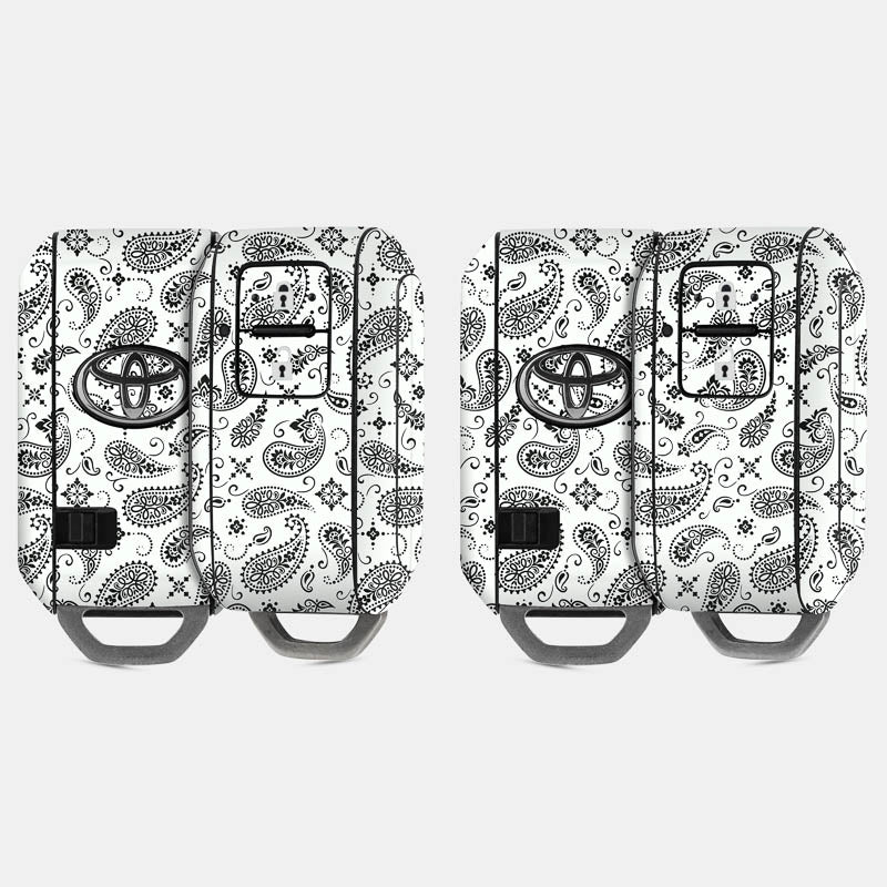 White Paisley Key-1 + Key-2