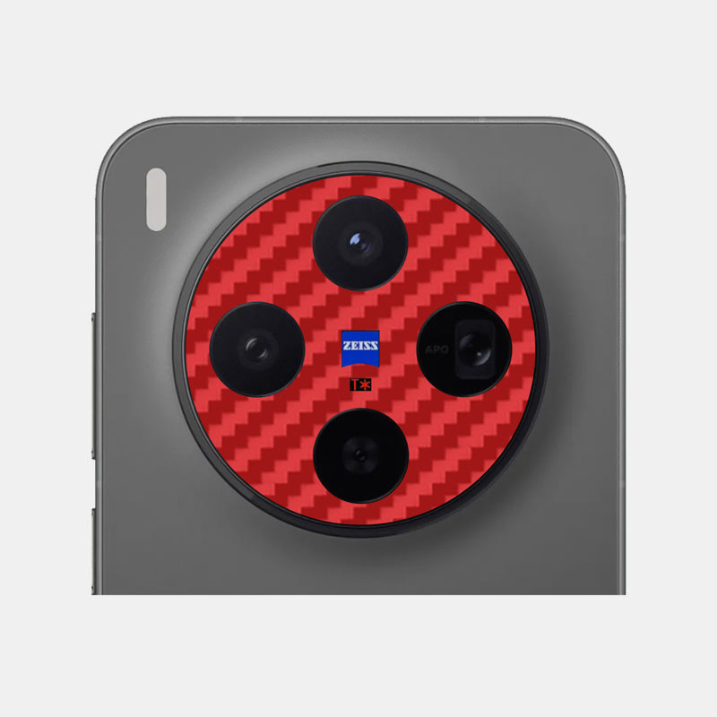 Carbon Fibre Red Pack of 2