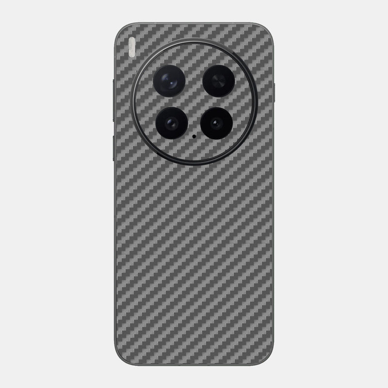 Carbon Fibre Grey Glass Back