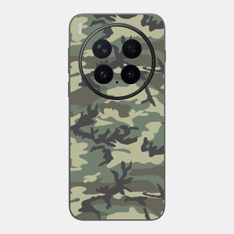 Forest Camo Glass Back