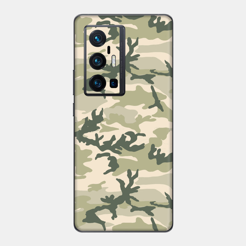 Military Camo Glass Back