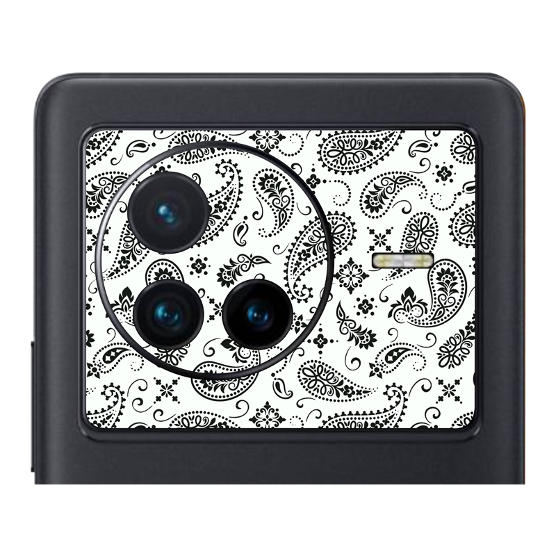 White Paisley Pack of 2