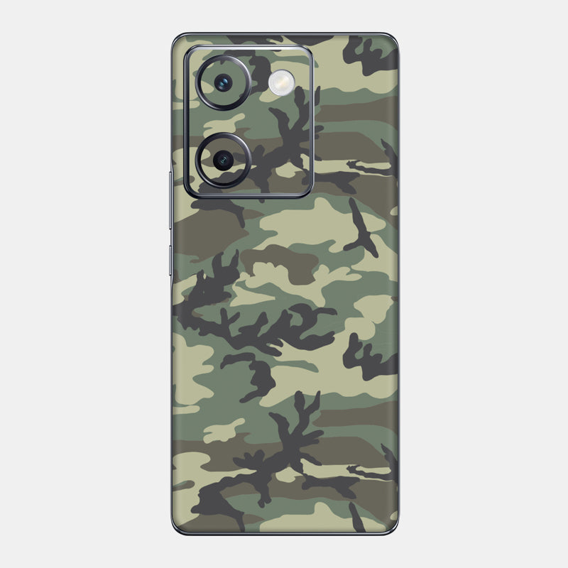 Forest Camo Glass Back