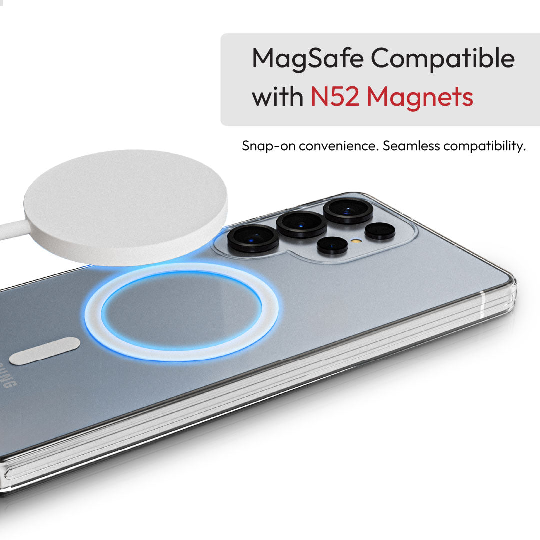 Samsung Galaxy S26 Ultra Transparent Clear Armour Anti-Yellow MagSafe Case