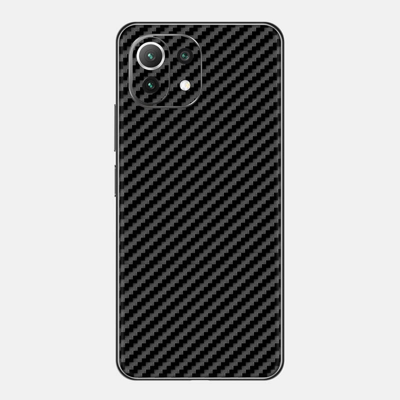 Carbon Fibre Black Glass Back