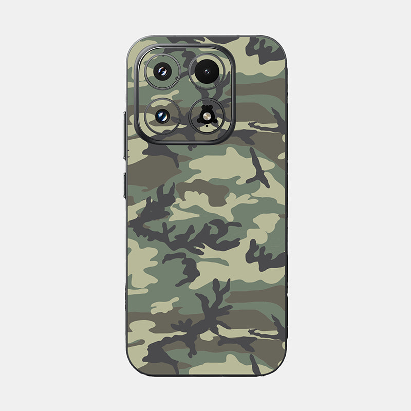 Forest Camo Glass Back