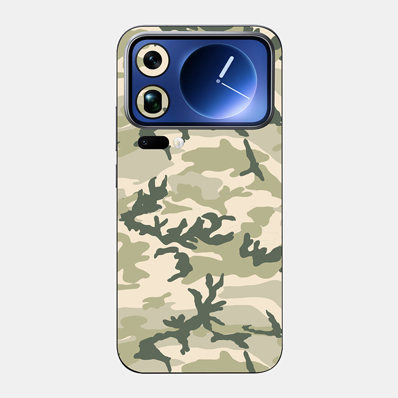 Military Camo Glass Back