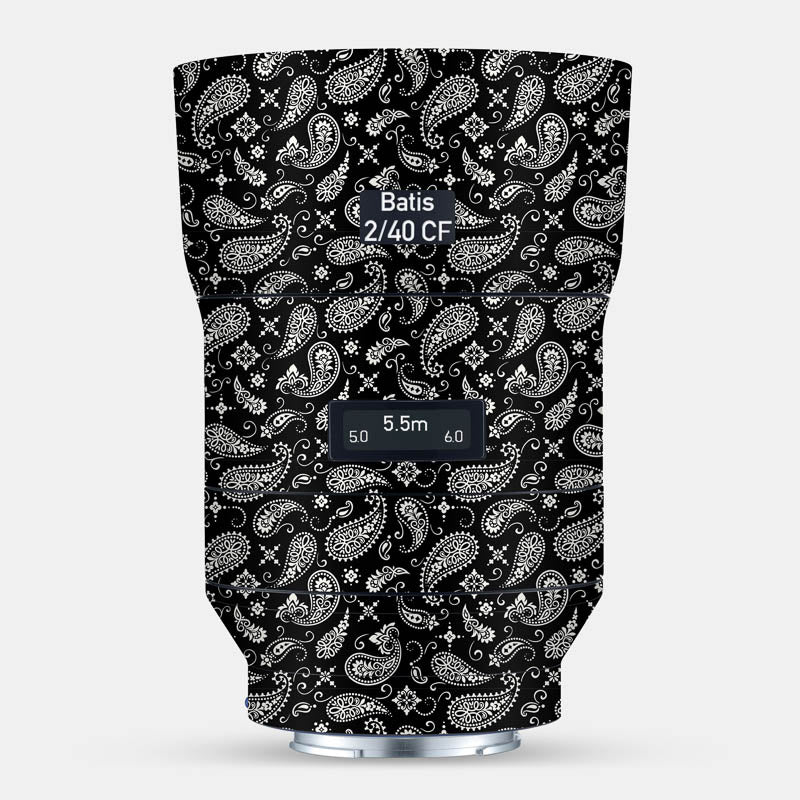 Black Paisley Full Body