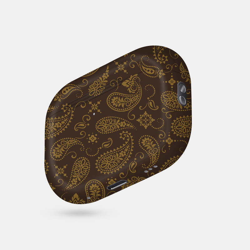 Brown Paisley Full Body