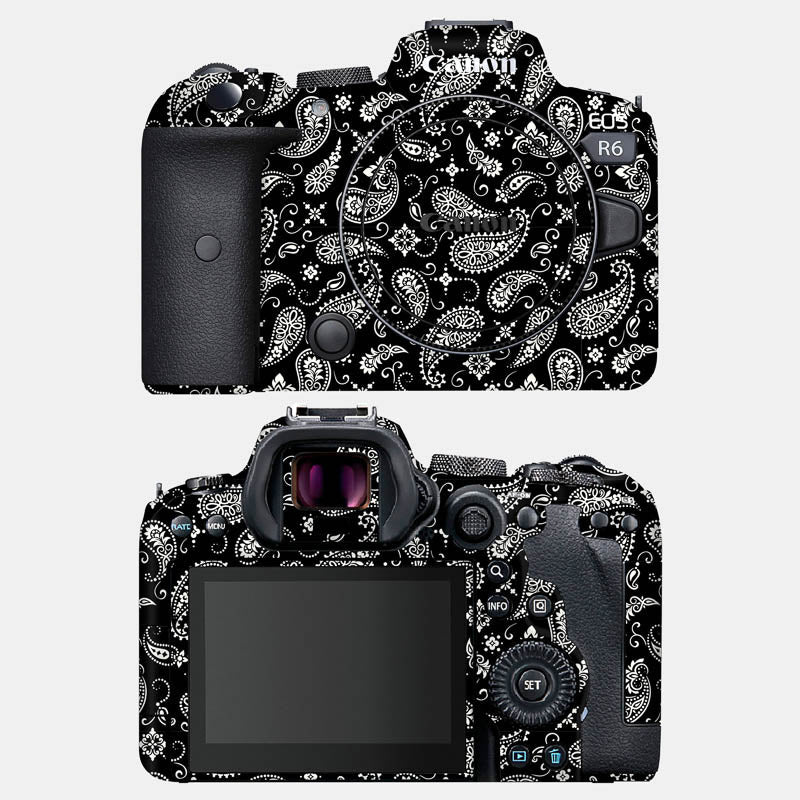 Black Paisley Full Body