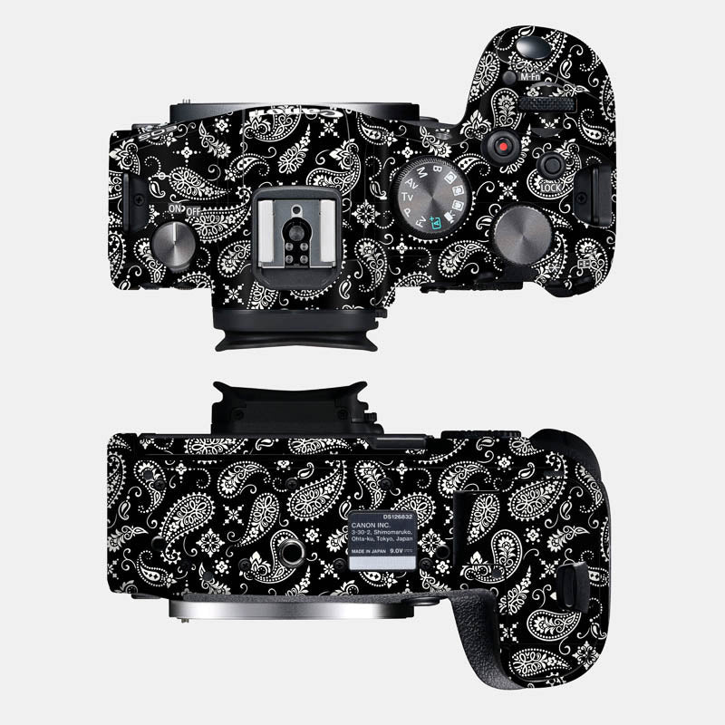 Black Paisley Full Body