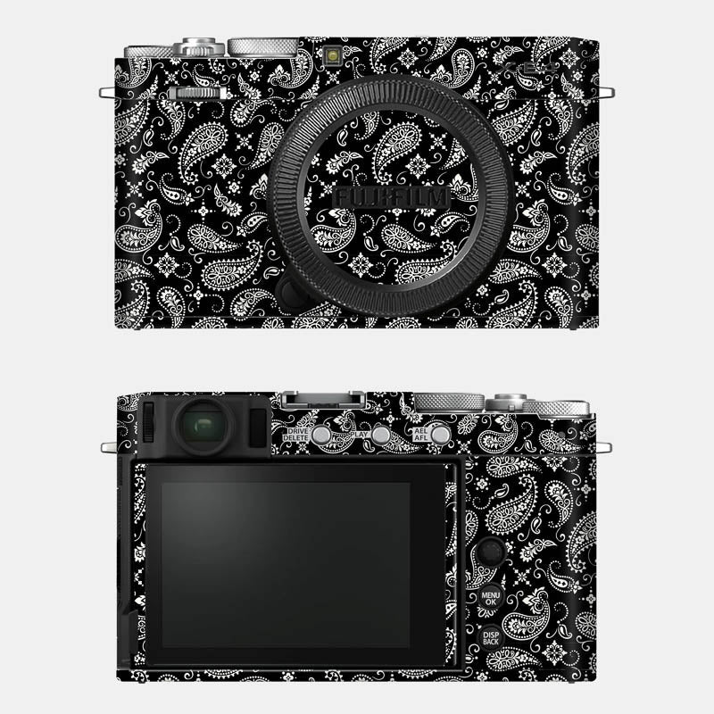 Black Paisley Full Body