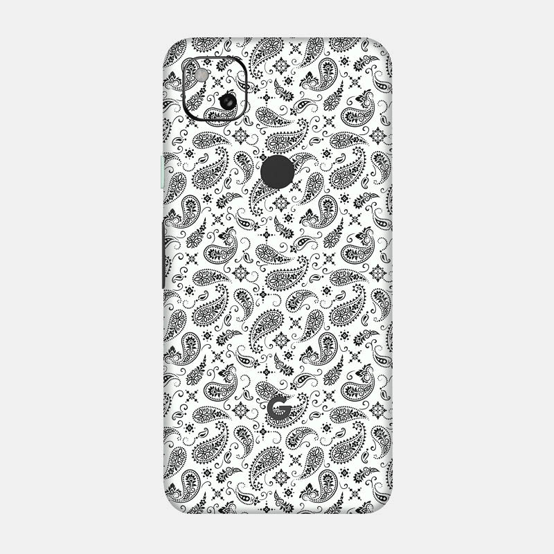 White Paisley Full Back