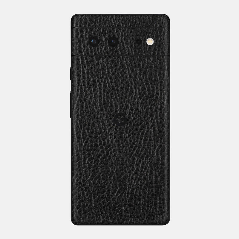 Black Leather Glass Back