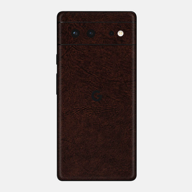 Brown Leather Glass Back