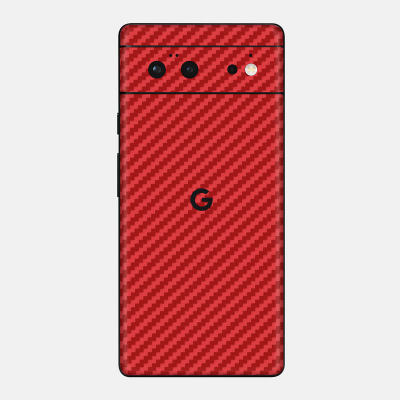 Carbon Fibre Red Glass Back