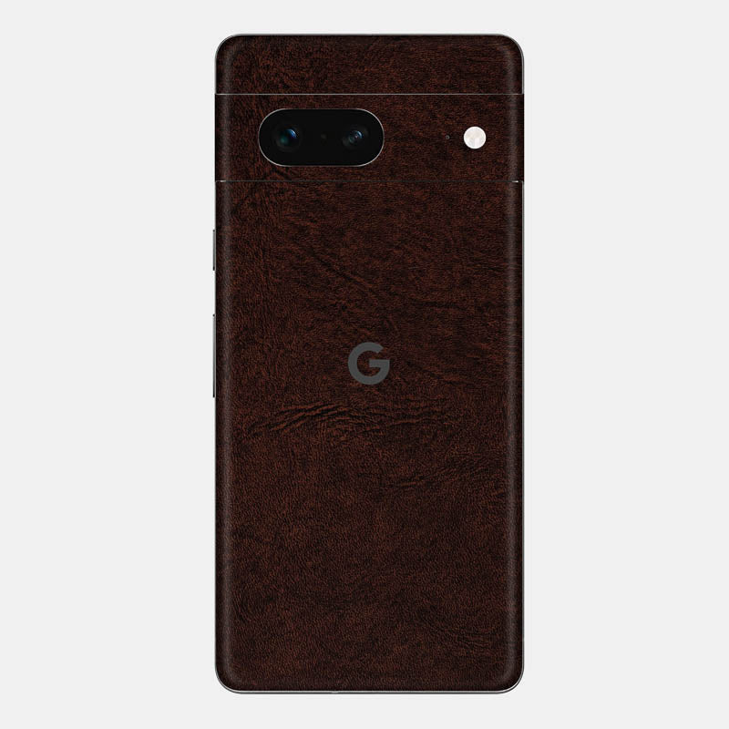 Brown Leather Glass Back