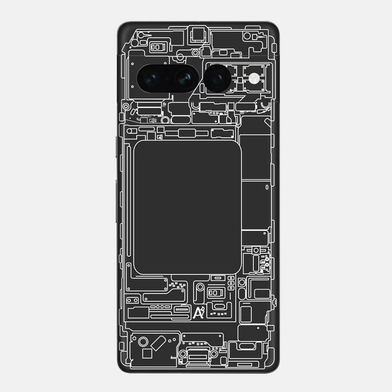 Teardown Black Glass Back